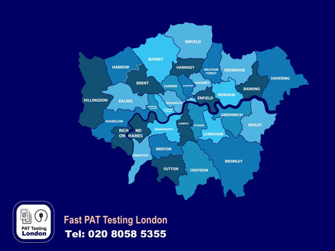 We carry out pat testing in all of london
