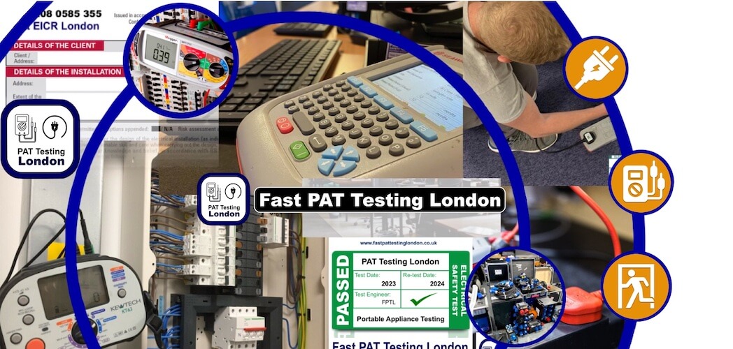 Contact us for pat testing in london and eicr certificate in london