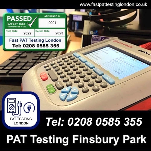 PAT Testing in Finsbury Park, London